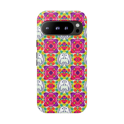 Tough Cases, Pisces, Zodiac v2, Flower Pattern