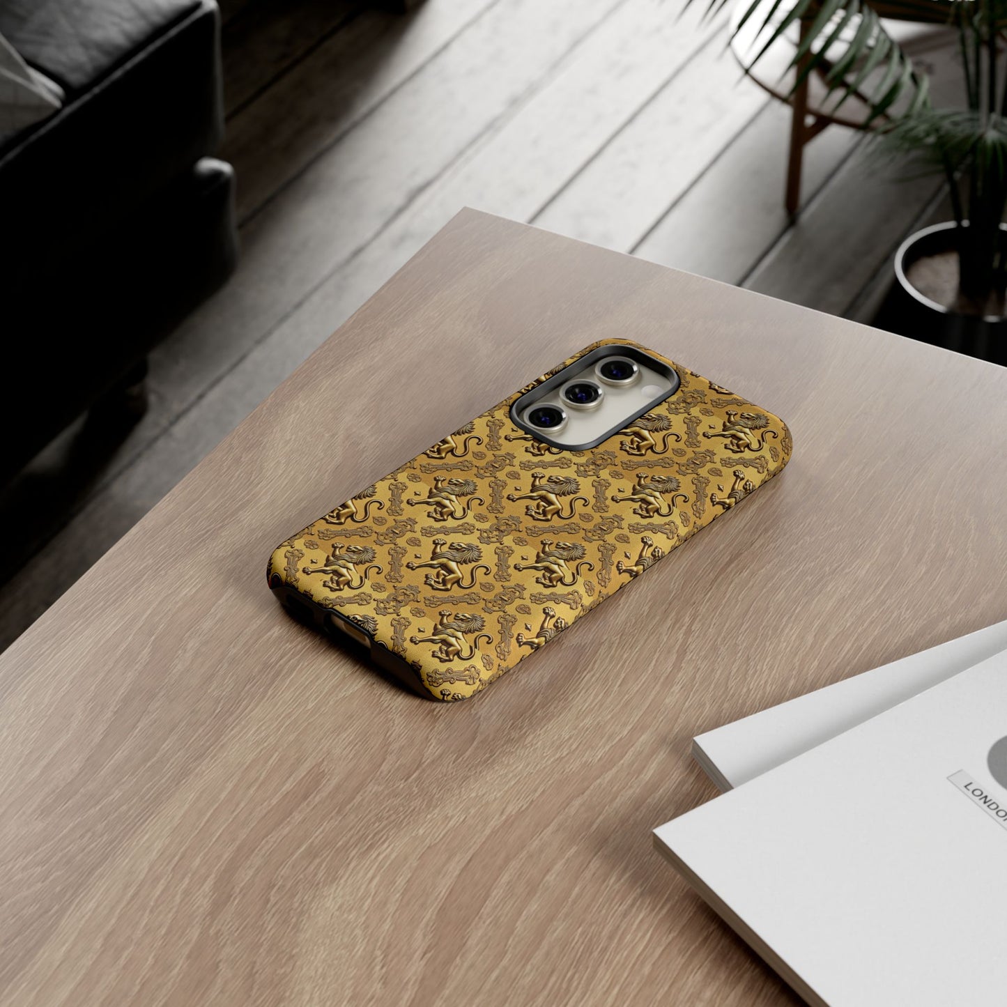Tough Cases, Leo, Zodiac, Metal Pattern
