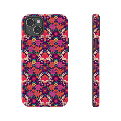 Tough Cases, Cancer, Zodiac v1, Flower Pattern