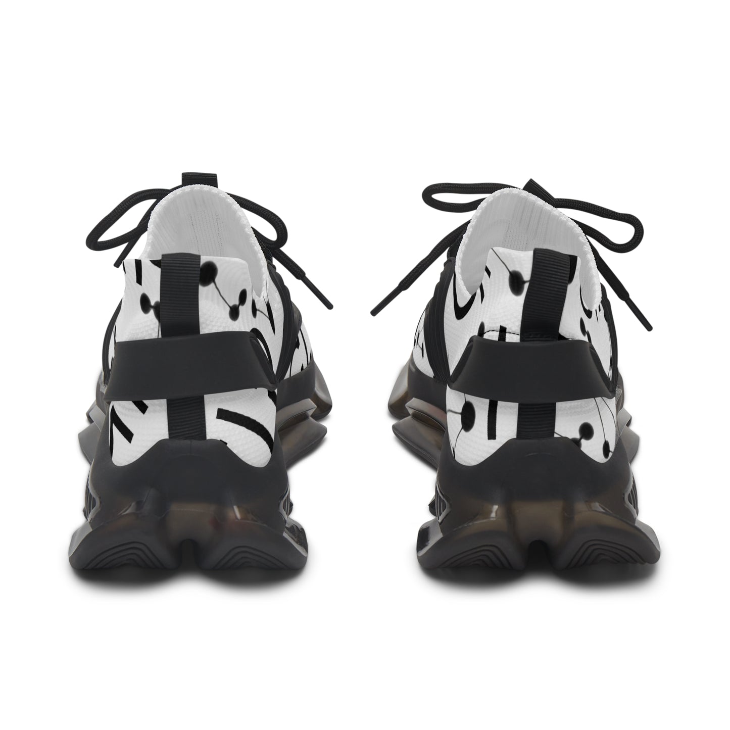 Women's Mesh Sneakers, Constellation & Symbol, Libra Zodiac Sign, AOP