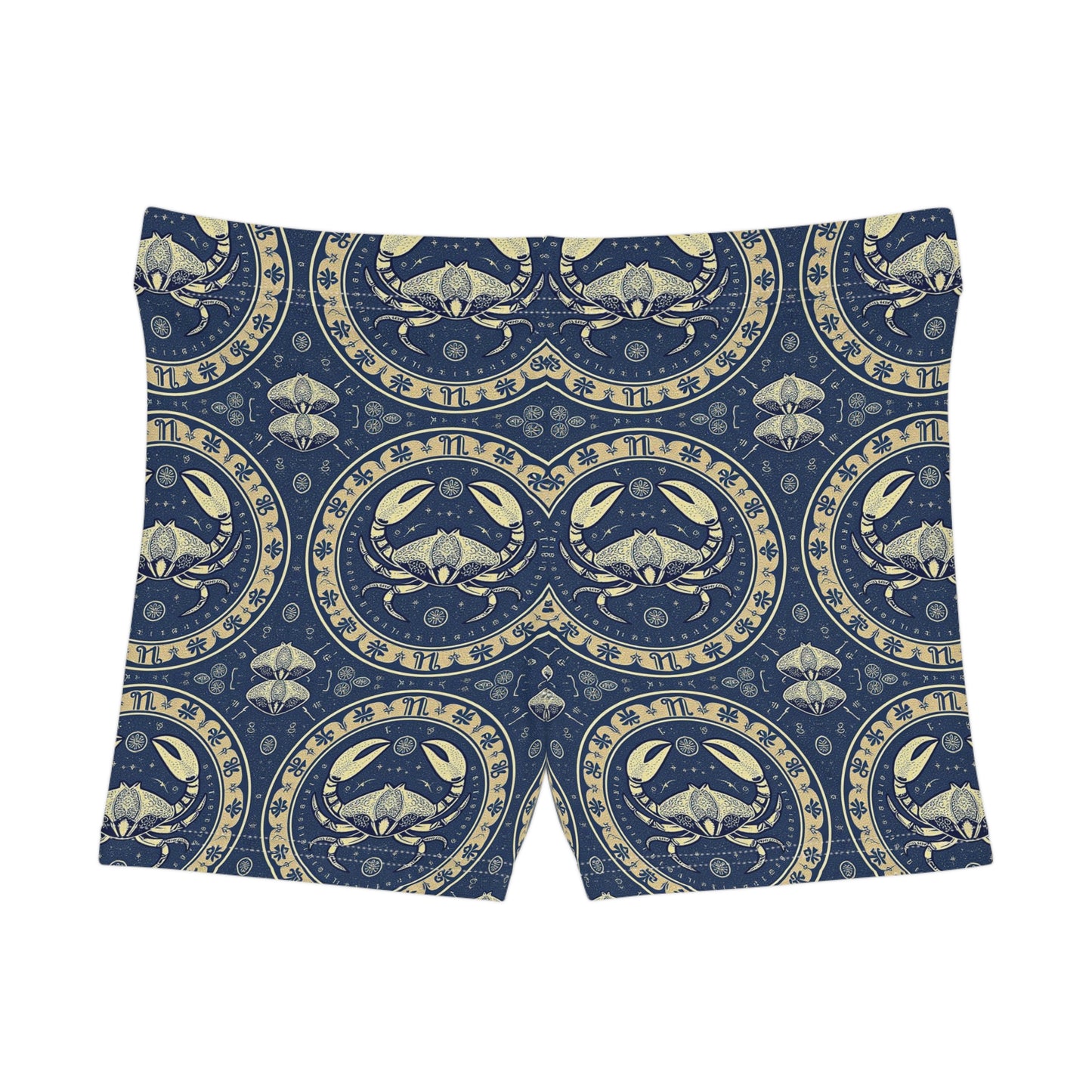 Women's Shorts, AOP, Cancer, Zodiac v1, Pattern