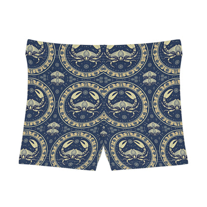 Women's Shorts, AOP, Cancer, Zodiac v1, Pattern