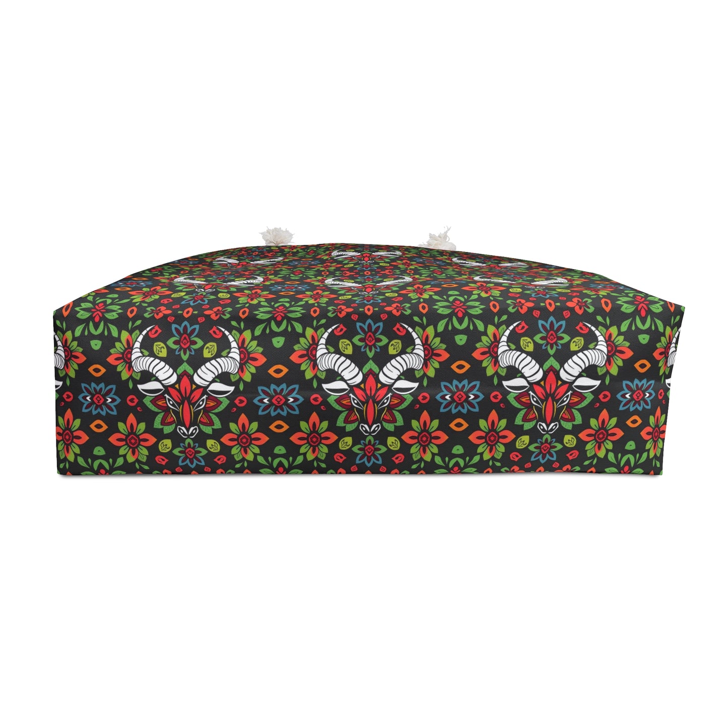 Weekender Bag, Taurus, Zodiac v2, Flower Pattern