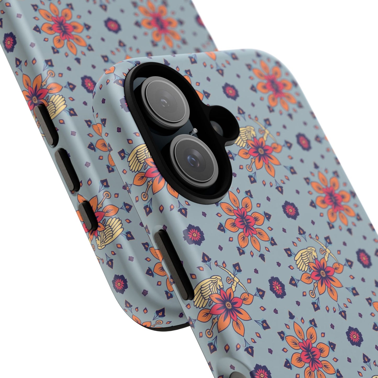 Tough Cases, Sagittarius, Zodiac v3, Flower Pattern