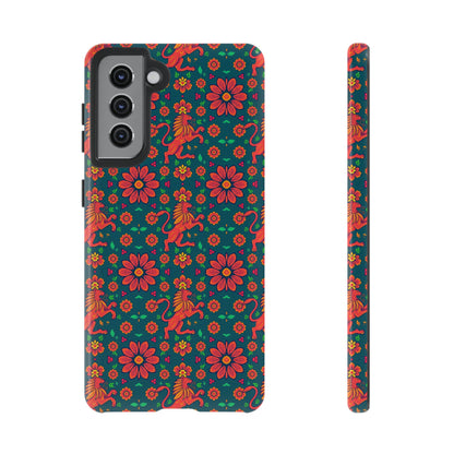 Tough Cases, Leo, Zodiac v2, Flower Pattern
