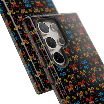 Tough Cases, Aries, Zodiac v1, Metal Pattern
