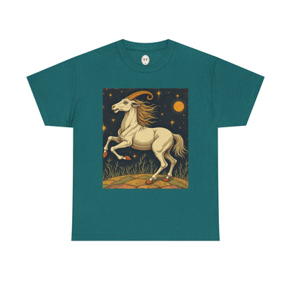 Unisex Heavy Cotton T-Shirt, Aries Animal, Zodiac Design