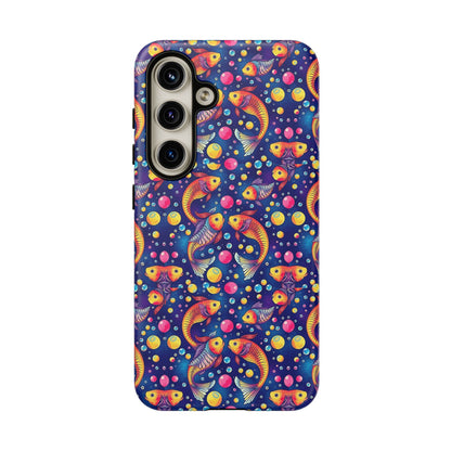 Tough Cases, Pisces, Zodiac, Bubble Pattern