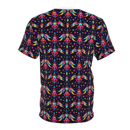 Unisex Cut & Sew T-Shirt, (AOP), Virgo, Zodiac, Jewels Pattern