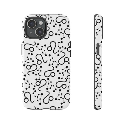 Tough Cases with the Leo Zodiac sign for iPhone, Samsung Galaxy, and Google Pixel devices