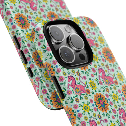 Tough Cases, Aquarius, Zodiac, Flower Pattern