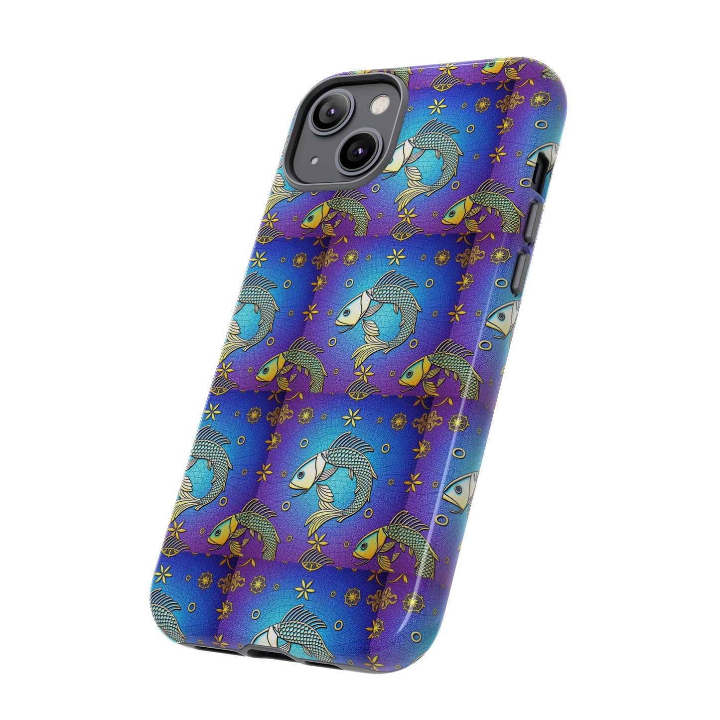 Tough Cases, Pisces, Zodiac v2, Metal Pattern