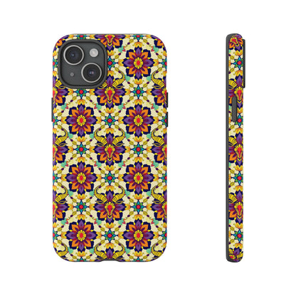 Tough Cases, Taurus, Zodiac v1, Flower Pattern