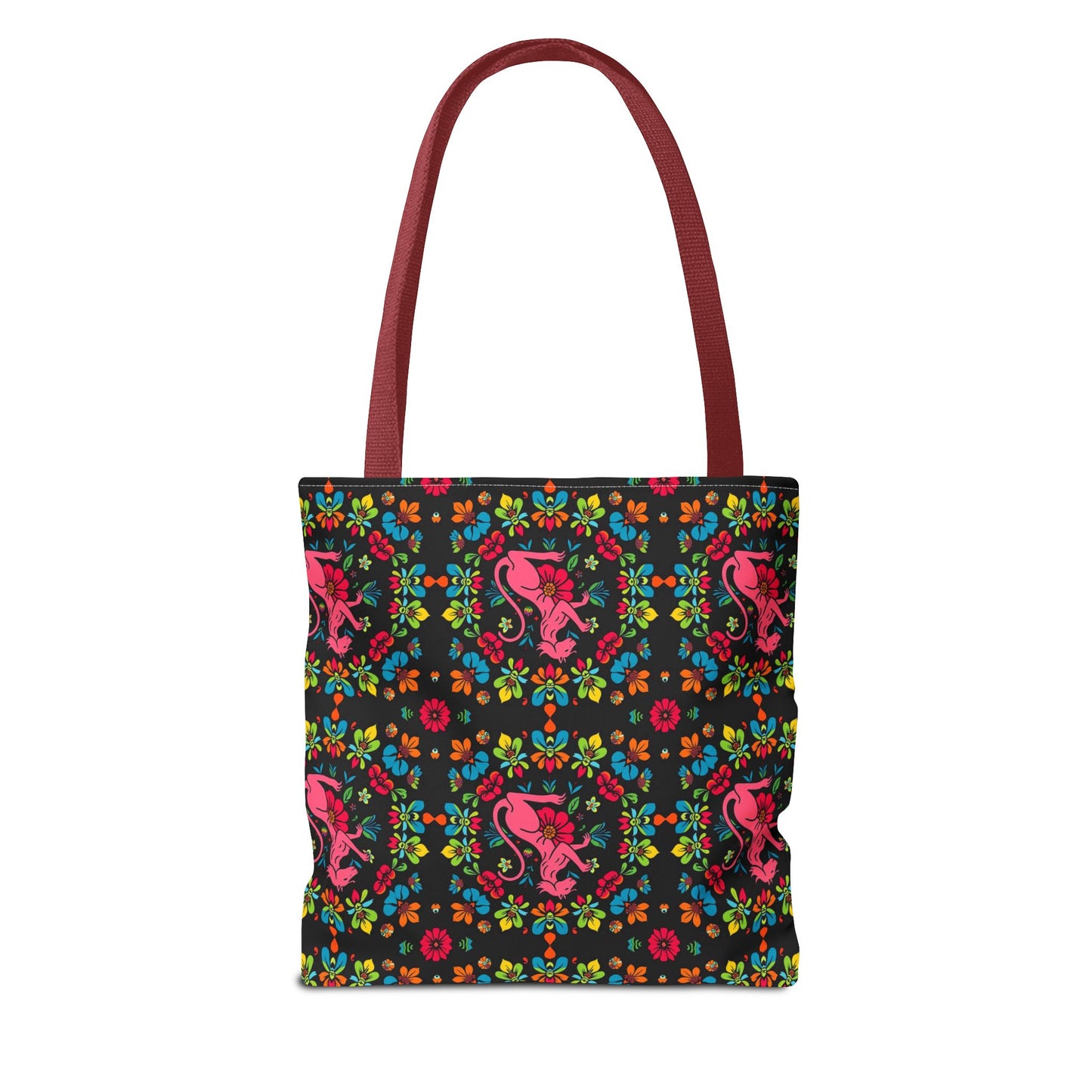 Tote Bag, (AOP), Virgo, Zodiac v6, Flower Pattern