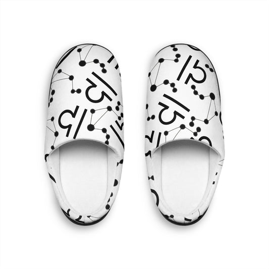 Women's Indoor Slippers, Libra Zodiac Sign