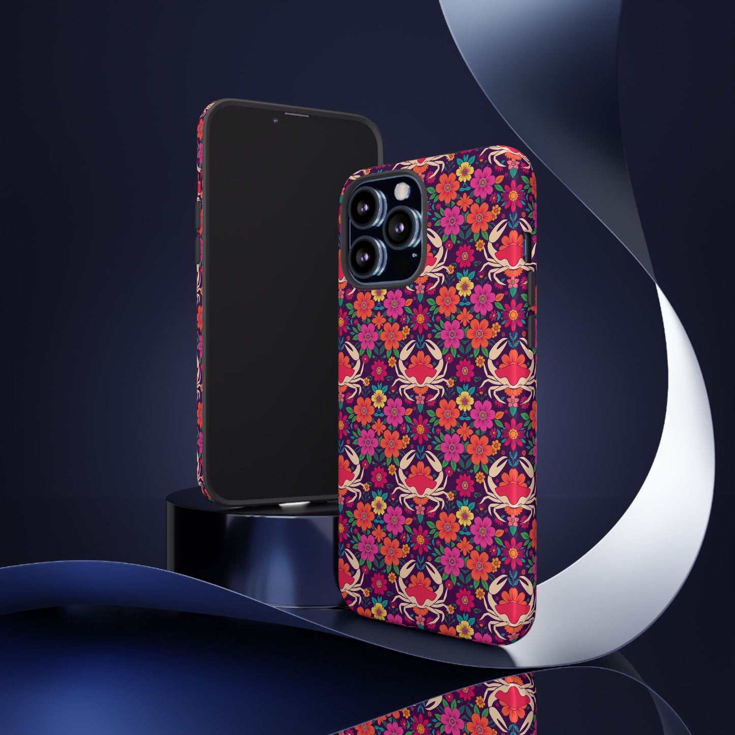 Tough Cases, Cancer, Zodiac v1, Flower Pattern