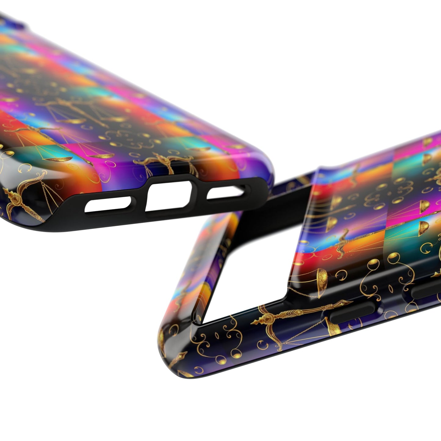 Tough Cases, Libra, Zodiac v1, Metal Pattern