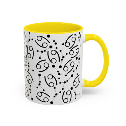 Accent Coffee Mug with the Cancer sign (11, 15oz)
