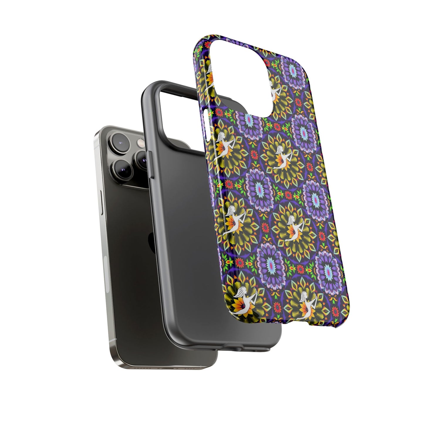 Tough Cases, Sagittarius, Zodiac v1, Flower Pattern