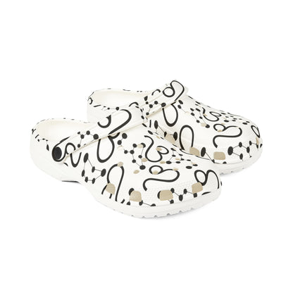 EVA Foam Rubber Shoes (AOP), Material 100% EVA, Leo Zodiac Design