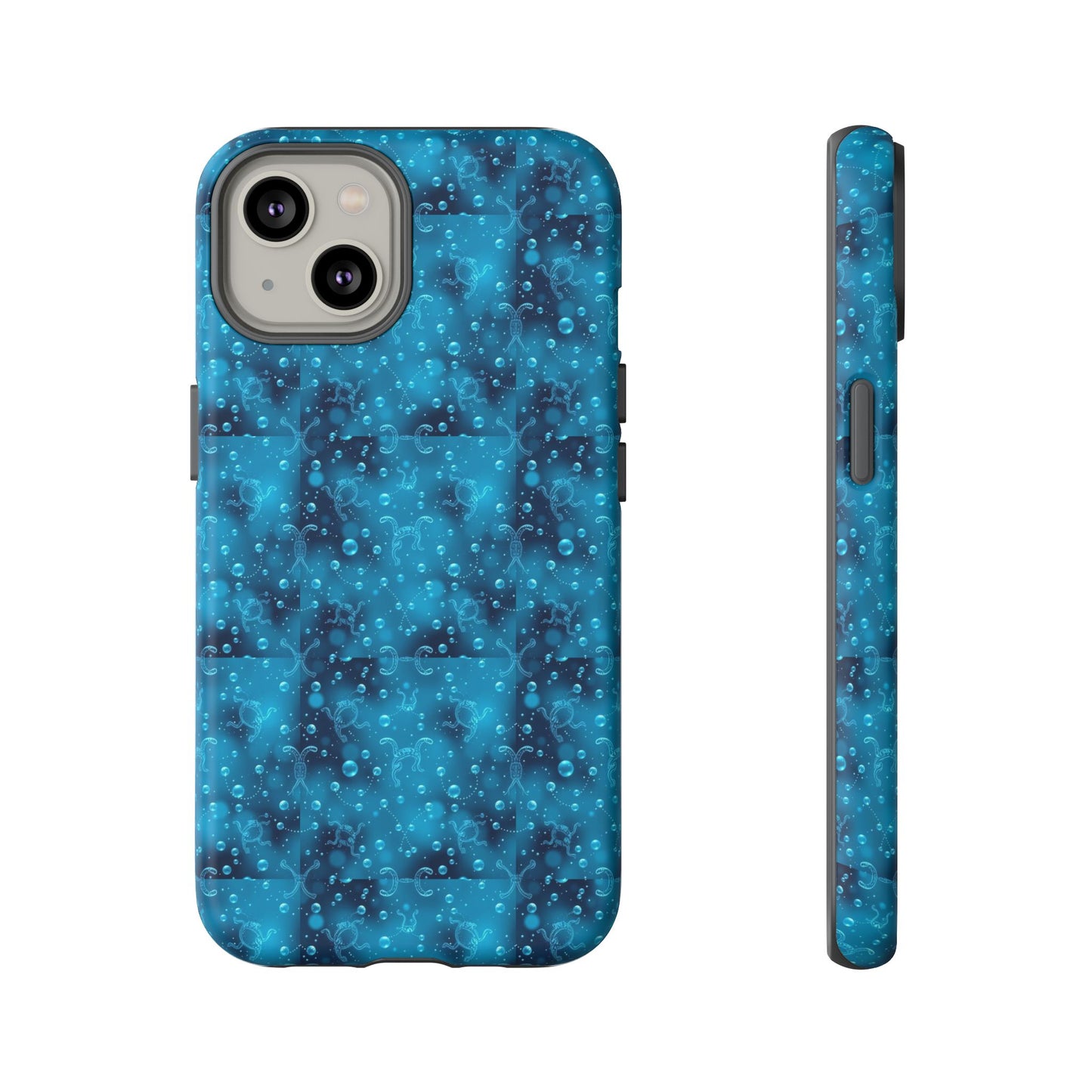Tough Cases, Aquarius, Zodiac v3, Bubble Pattern