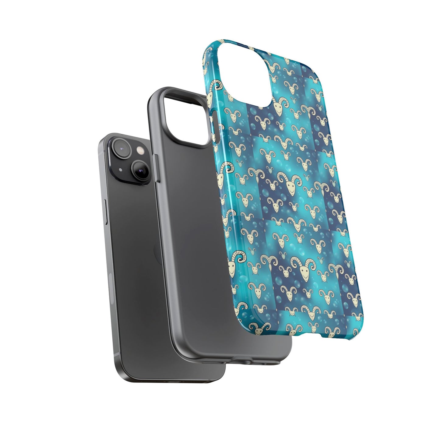 Tough Cases, Aries, Zodiac v1, Bubble Pattern