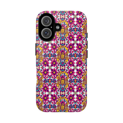Tough Cases, Scorpio, Zodiac v2, Flower Pattern