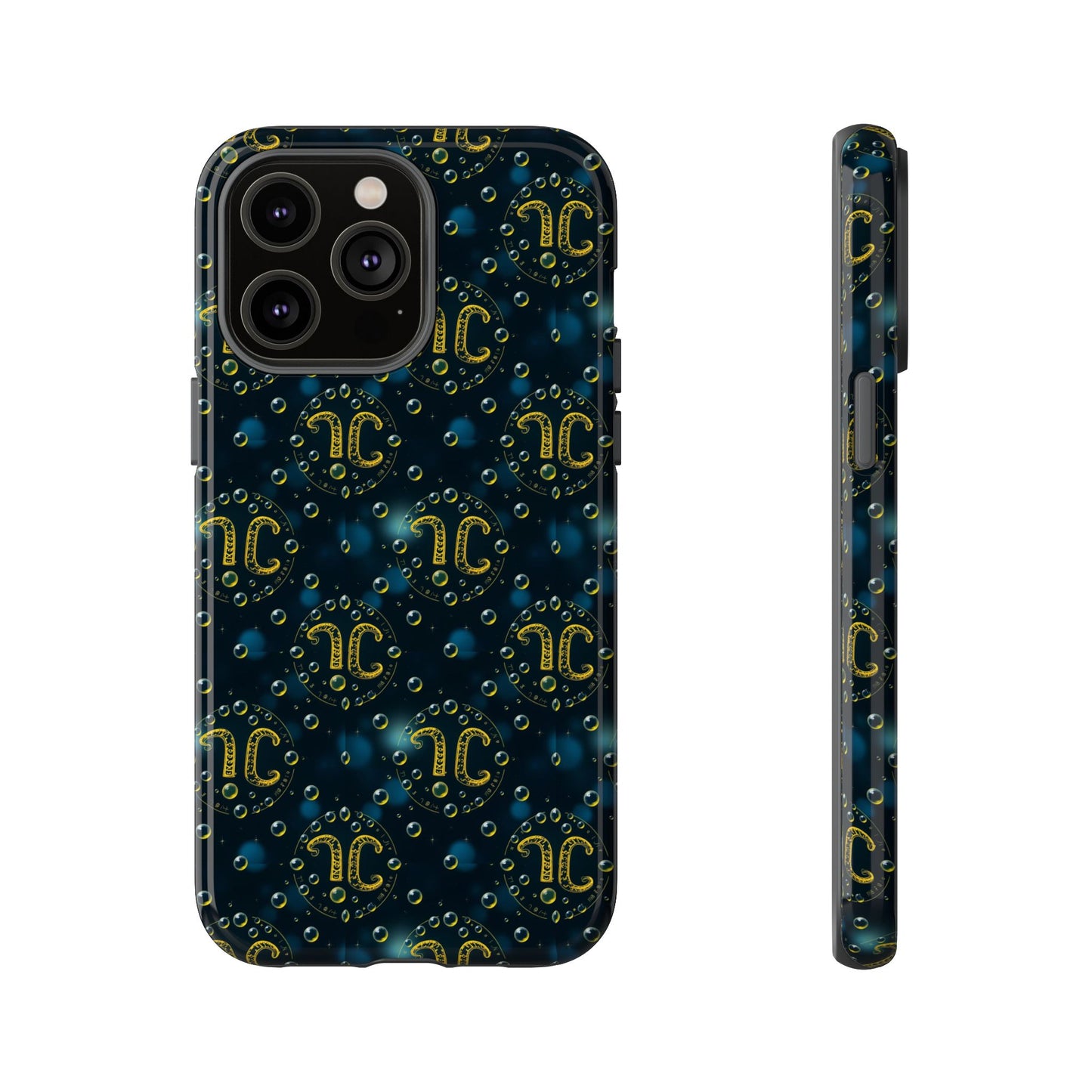 Tough Cases, Aquarius, Zodiac v2, Bubble Pattern
