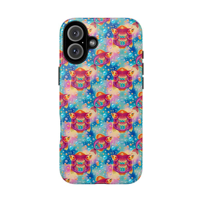 Tough Cases, Pisces, Zodiac v1, Bubble Pattern