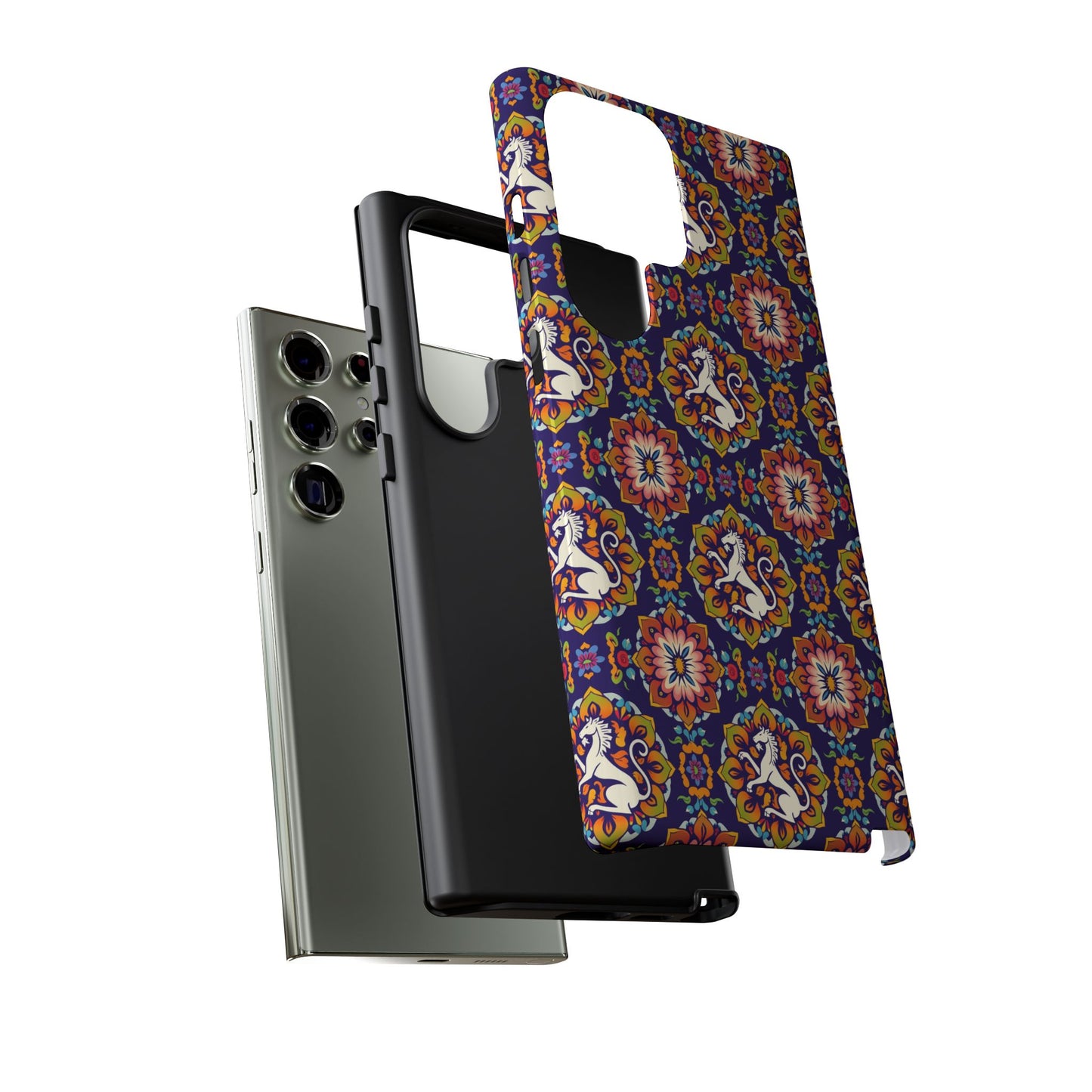 Tough Cases, Virgo, Zodiac v3, Flower Pattern
