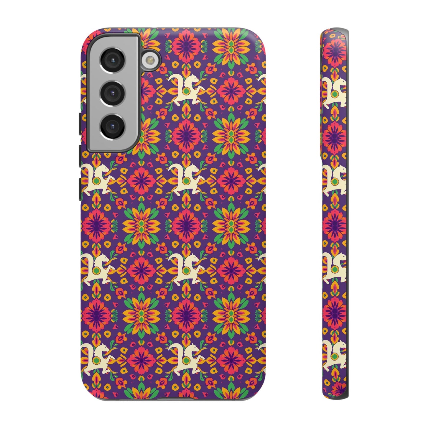 Tough Cases, Aquarius, Zodiac v1, Flower Pattern