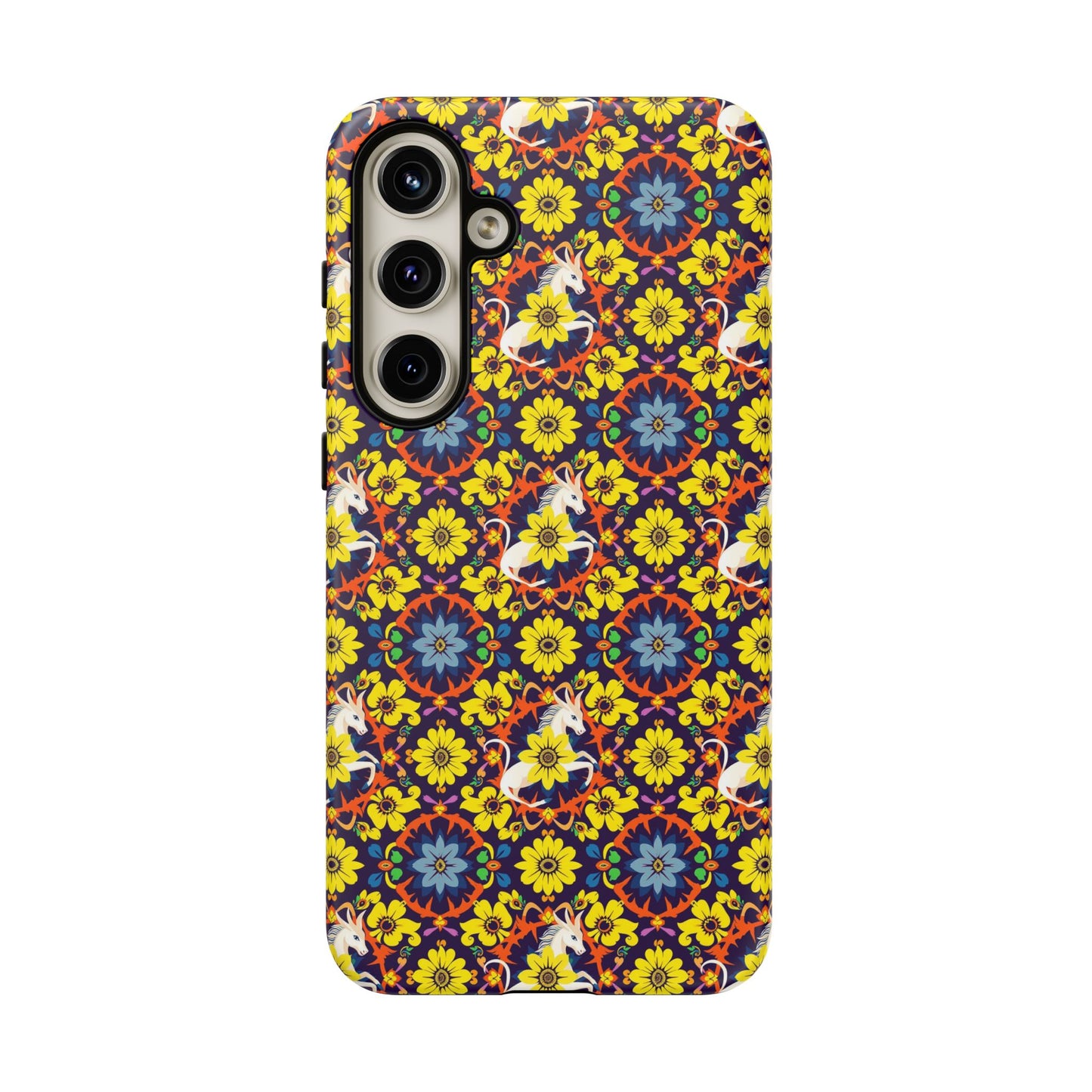 Tough Cases, Aquarius, Zodiac v3, Flower Pattern