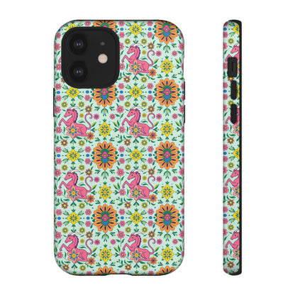 Tough Cases, Aquarius, Zodiac, Flower Pattern