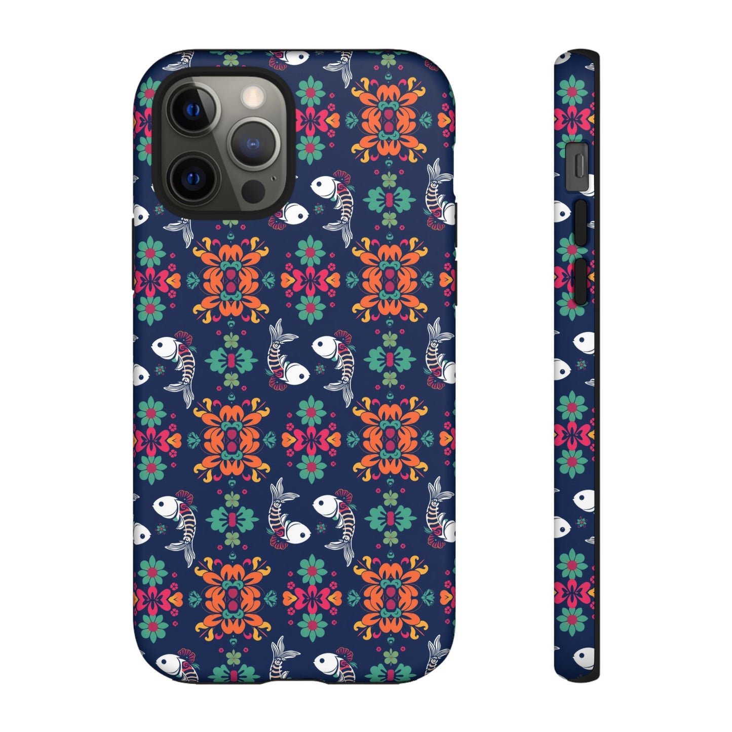 Tough Cases, Pisces, Zodiac, Flower Pattern