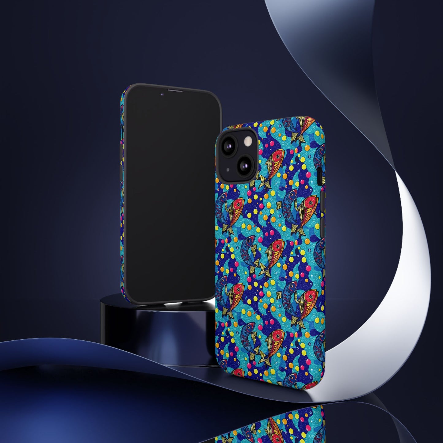 Tough Cases, Pisces, Zodiac v2, Bubble Pattern