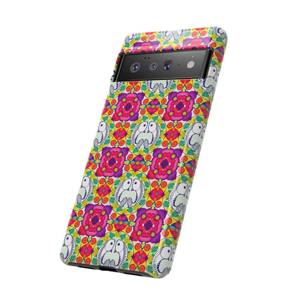 Tough Cases, Pisces, Zodiac v2, Flower Pattern