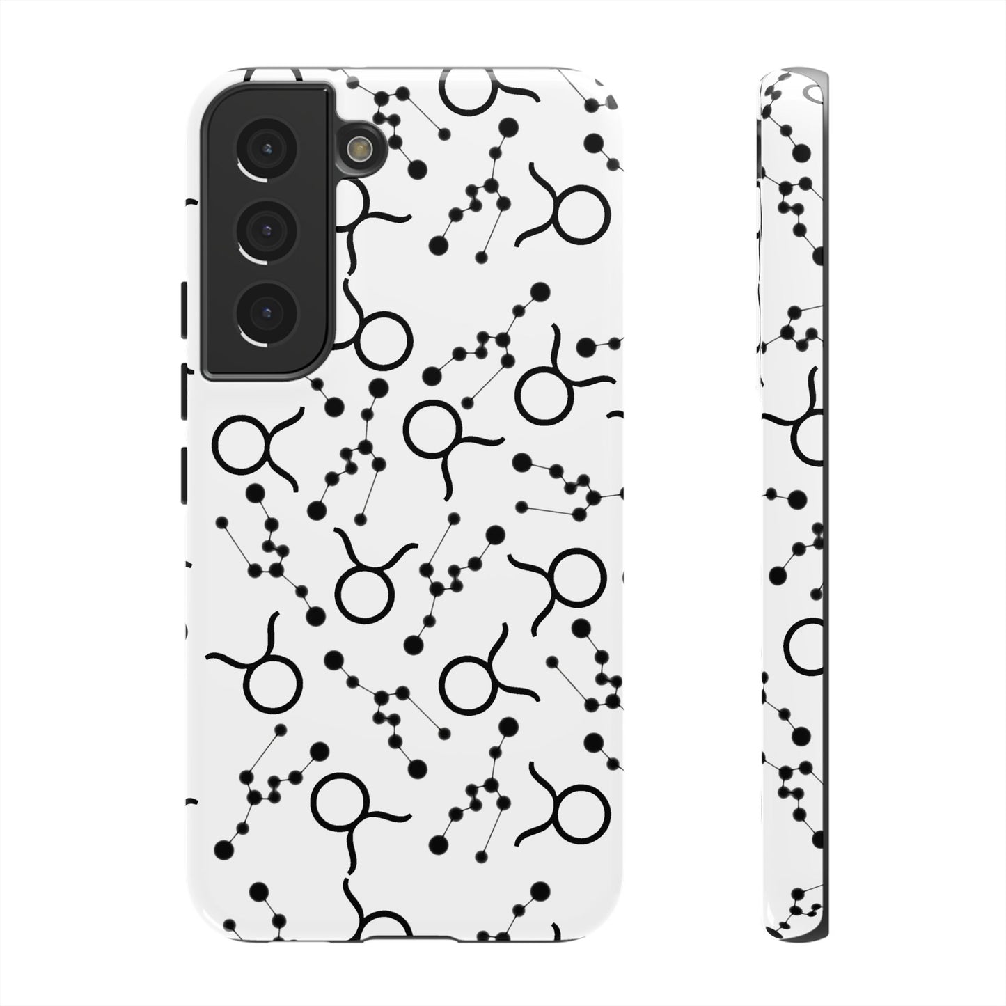Tough Cases with the Taurus Zodiac sign for iPhone, Samsung Galaxy, and Google Pixel devices