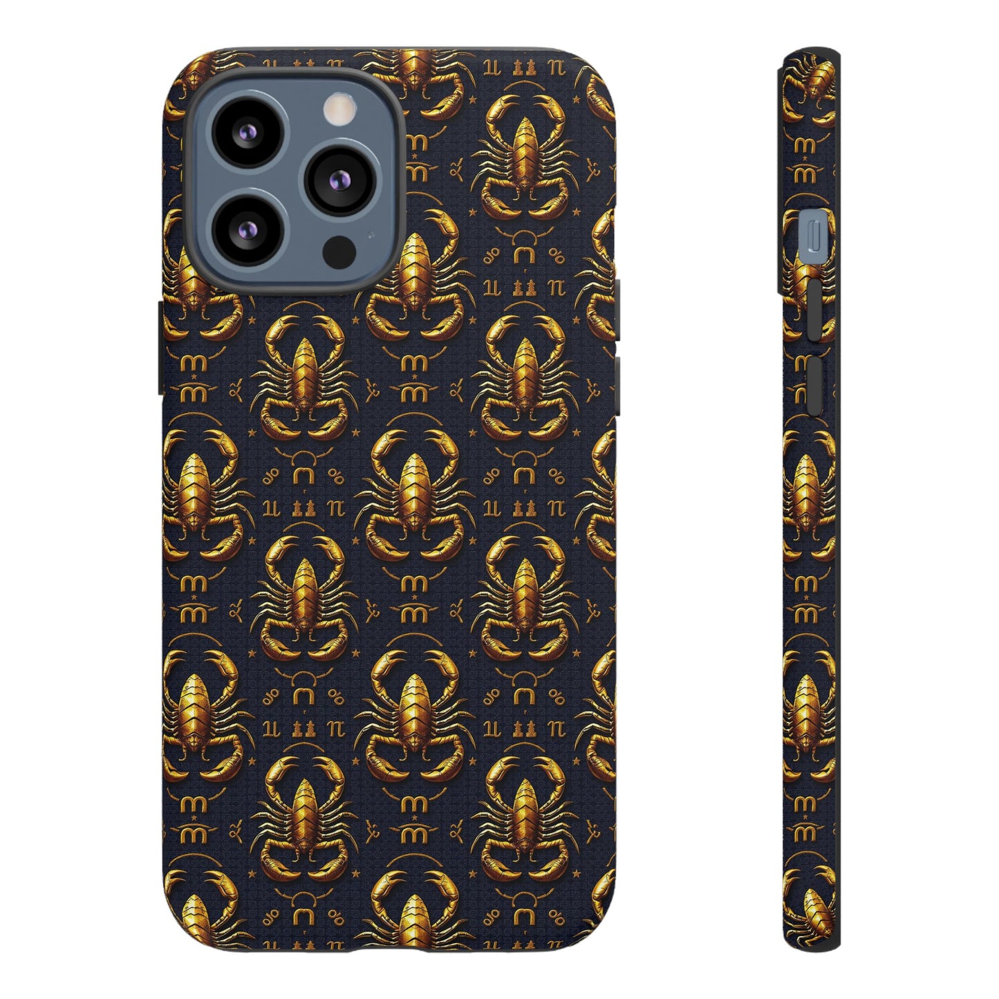 Tough Cases, Scorpio, Zodiac, Metal Pattern
