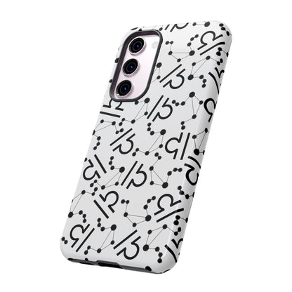 Tough Cases with the Libra Zodiac sign for iPhone, Samsung Galaxy, and Google Pixel devices