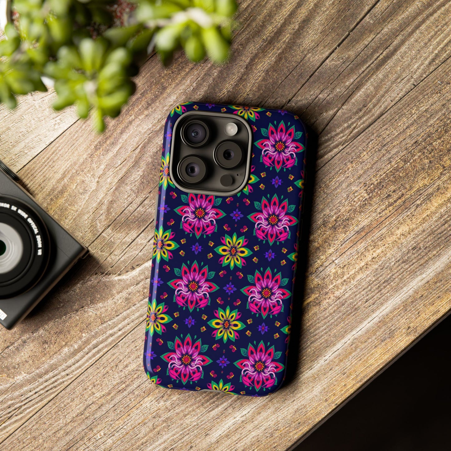 Tough Cases, Scorpio, Zodiac v4, Flower Pattern