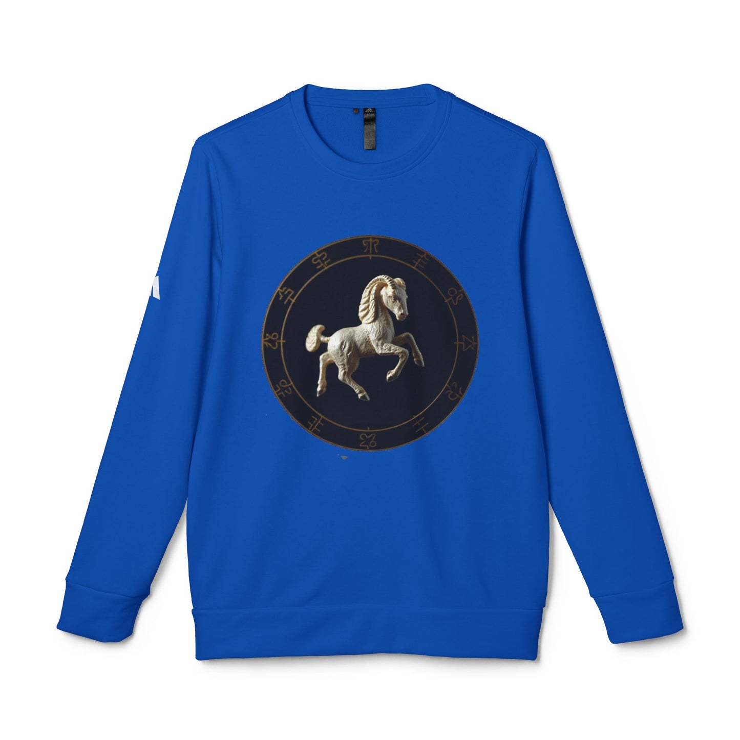 Adidas, Unisex Fleece Crewneck Sweatshirt, Capricorn, Space Animal, Zodiac