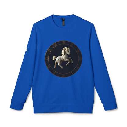 Adidas, Unisex Fleece Crewneck Sweatshirt, Capricorn, Space Animal, Zodiac