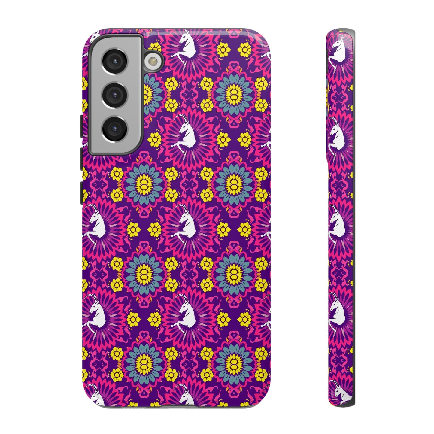 Tough Cases, Capricorn, Zodiac, Flower Pattern