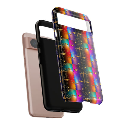 Tough Cases, Libra, Zodiac v1, Metal Pattern