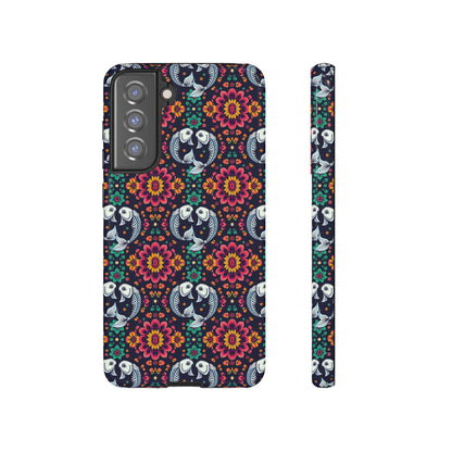 Tough Cases, Pisces, Zodiac v4, Flower Pattern