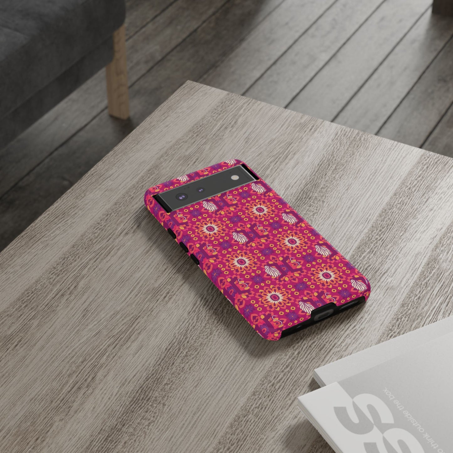 Tough Cases, Gemini, Zodiac v1, Flower Pattern