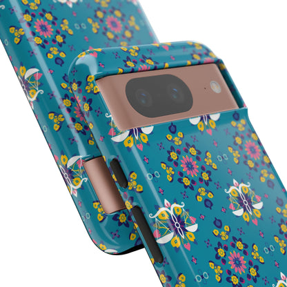 Tough Cases, Libra, Zodiac v2, Flower Pattern