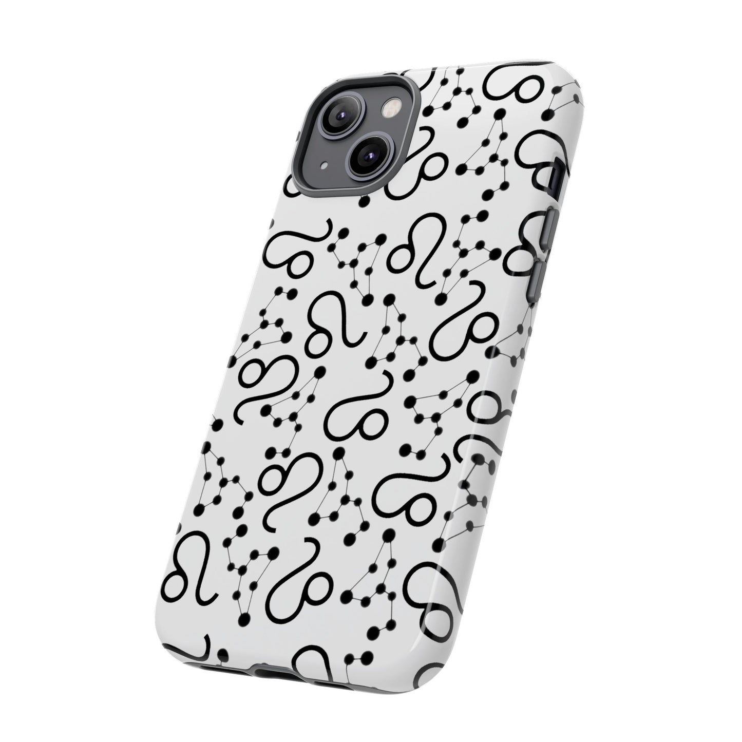 Tough Cases with the Leo Zodiac sign for iPhone, Samsung Galaxy, and Google Pixel devices