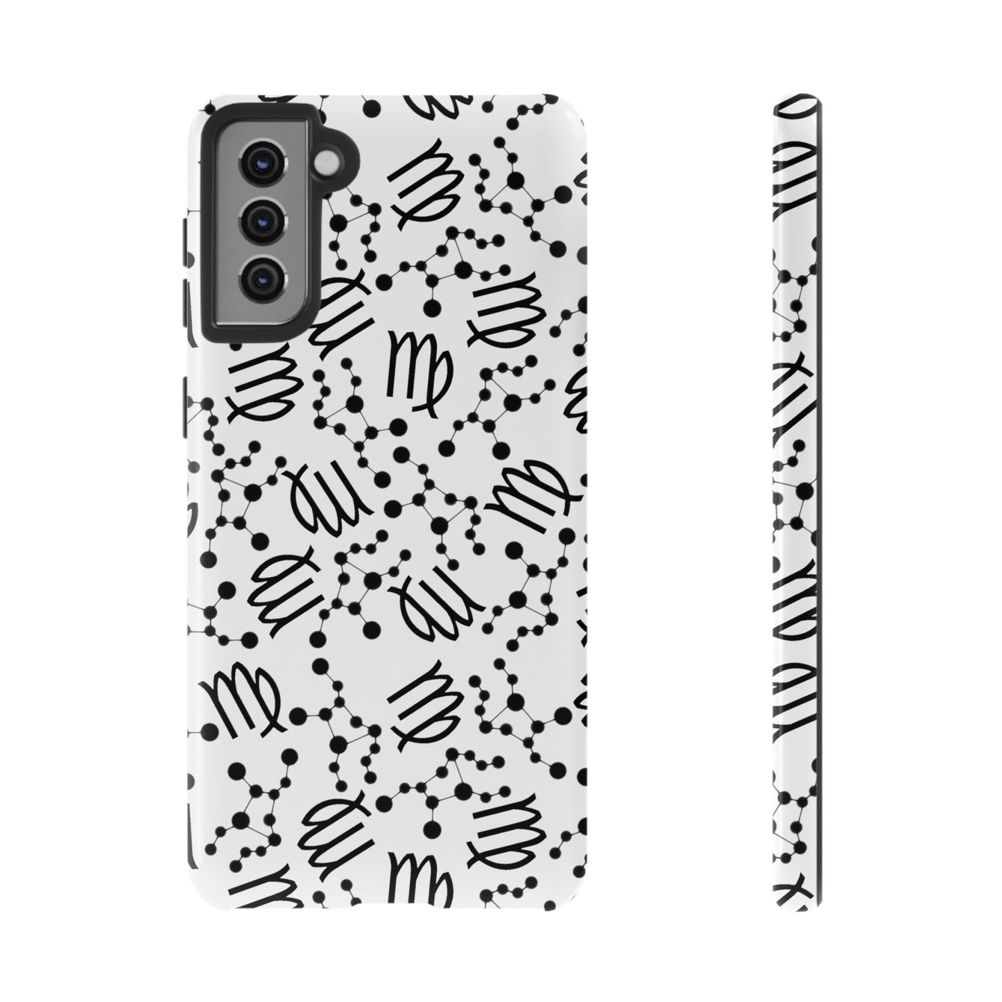 Tough Cases with the Virgo Zodiac sign for iPhone, Samsung Galaxy, and Google Pixel devices