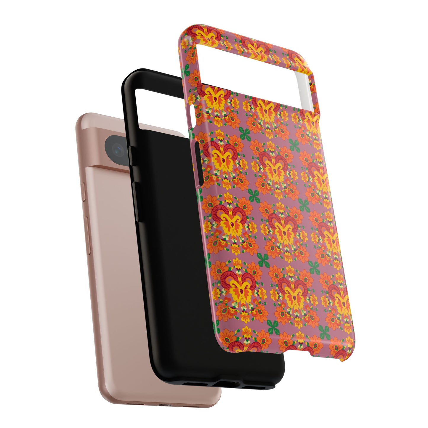 Tough Cases, Aries, Zodiac v1, Flower Pattern